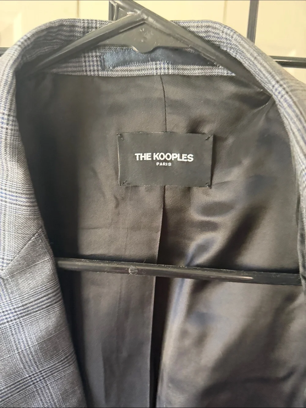 The Kooples Gray Glen Plaid Sport Coat
